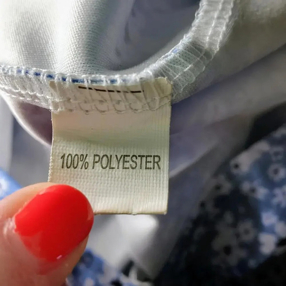 ROMWE Blue Floral Women's Mini Skirt Size 6 Medium - Picture 4 of 12